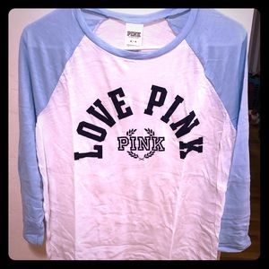 Victoria Secret Pink Baseball Tee